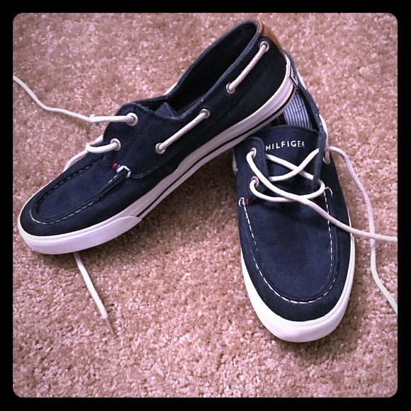 Tommy Hilfiger Other - Tommy Hilfiger Navy Blue Men's Boat shoes size 8